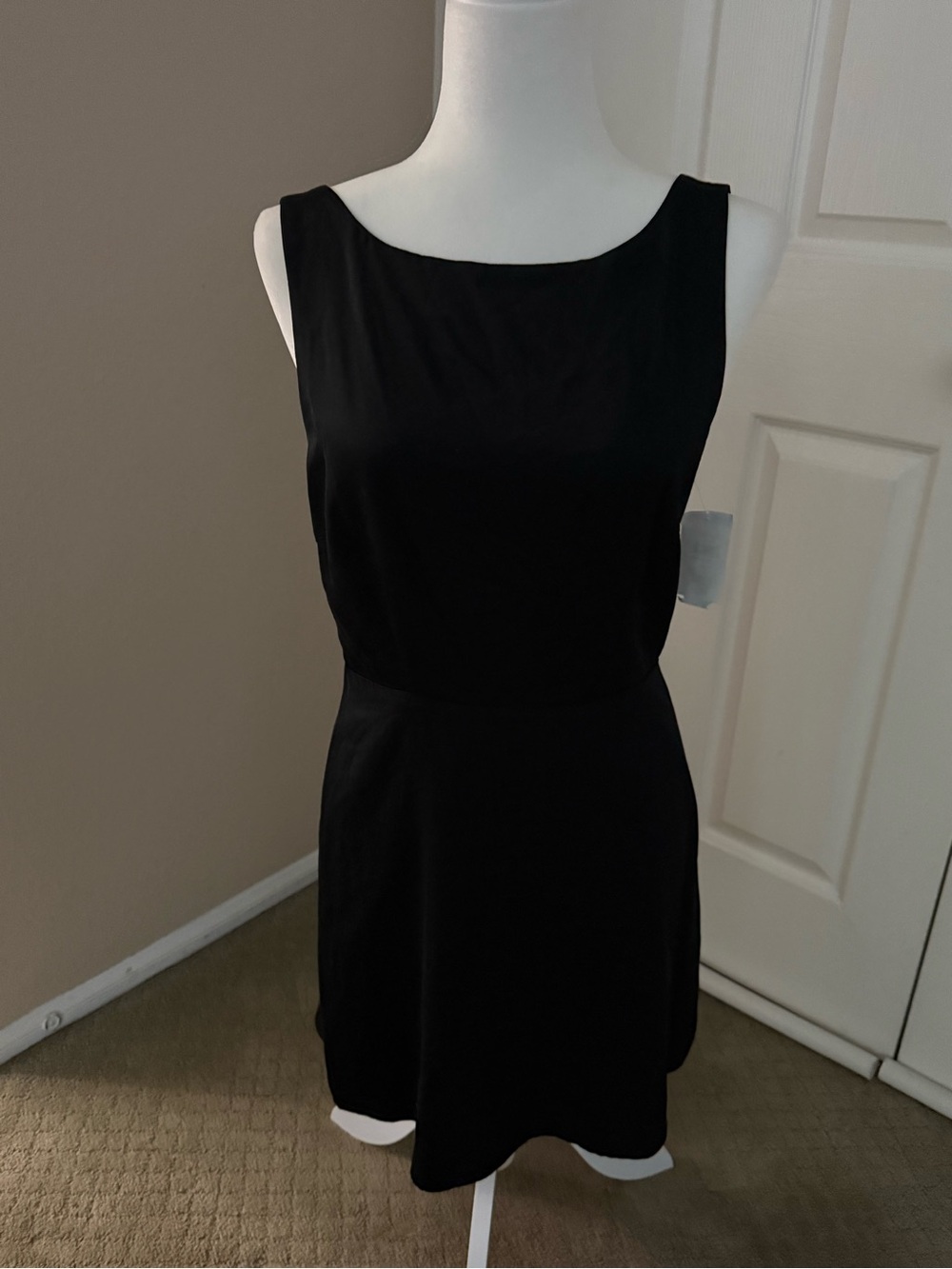French Connection Classic Black Sleeveless Sheath Dress